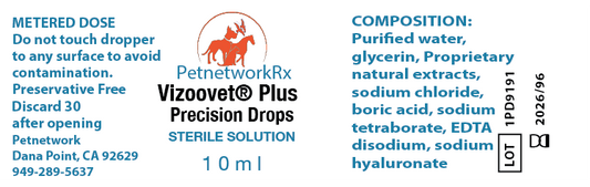Buy 5 Vizoovet® Plus Precision Lubricant Drops With Hyaluron.  Get 1 Free (6 Total)
