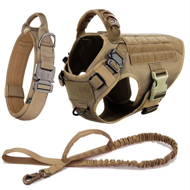 Large Dog Harness & Leash Set – Training Vest for Big Breeds