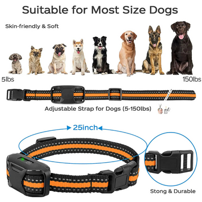 Dog Training Collar – Waterproof with Remote Shock & Vibration