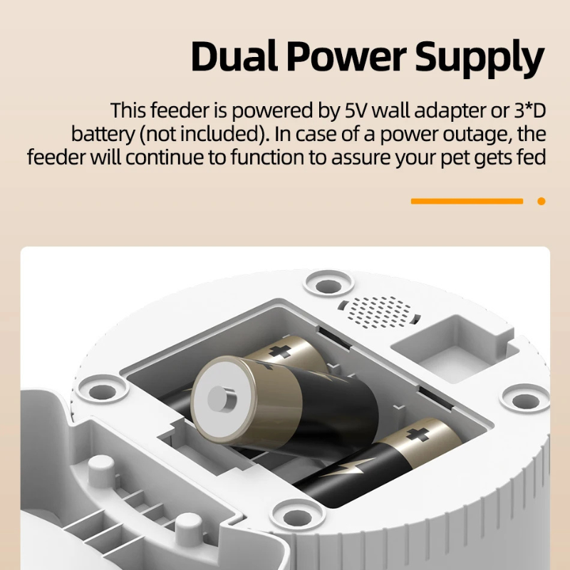 Auto Cat Feeder with Camera – App-Controlled Pet Dispenser