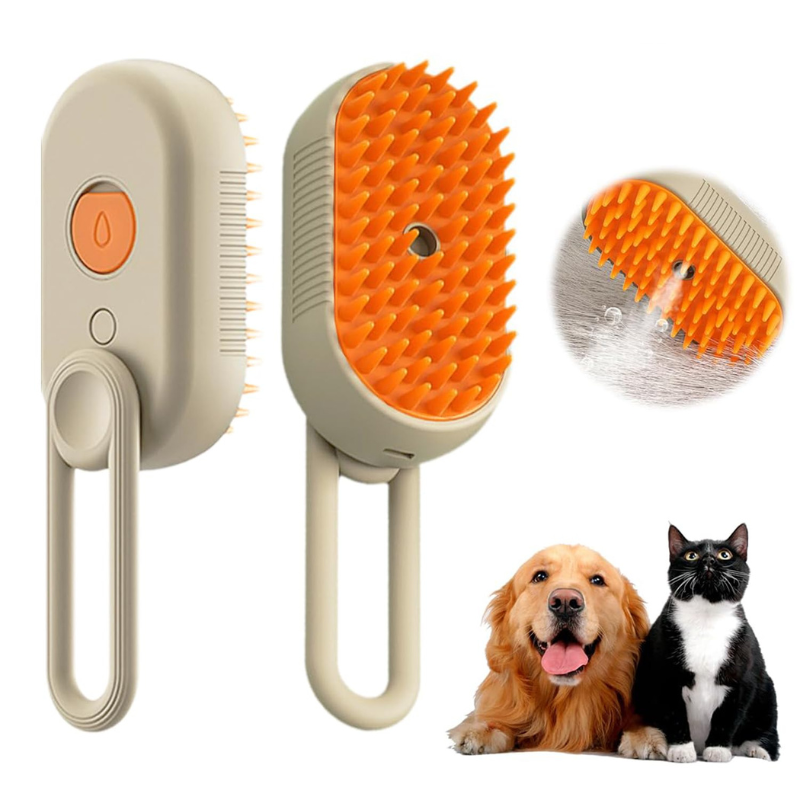 GroomBrush-The All-in-One Pet Gromming Mist Brush