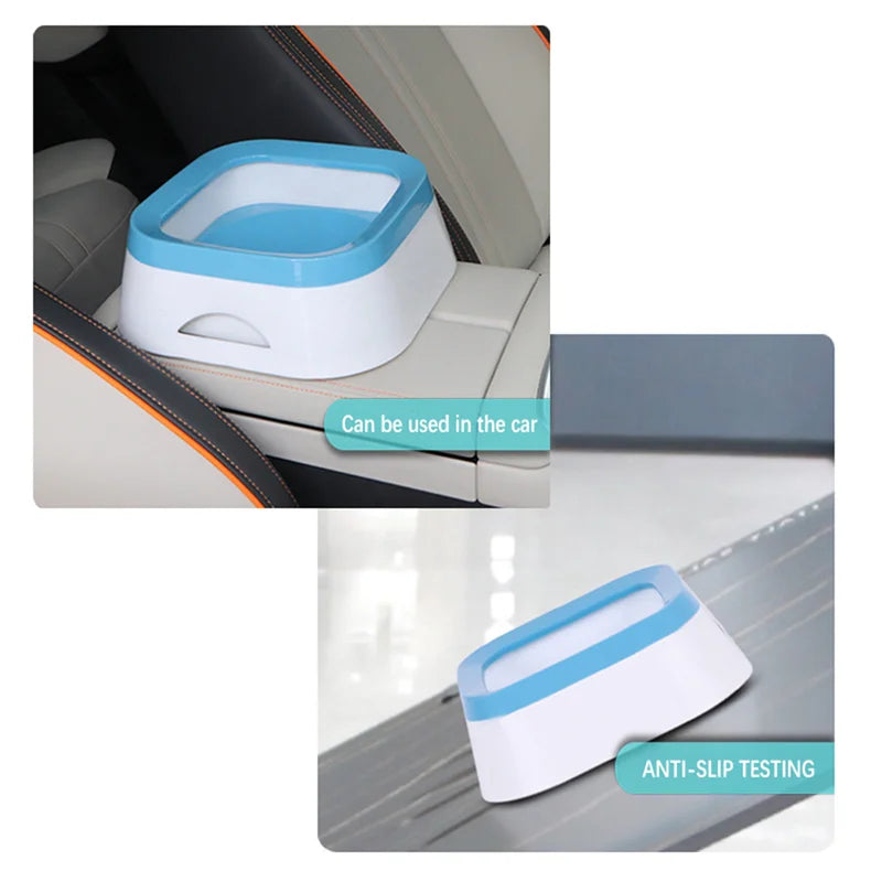 Anti-Splash Dog Water Bowl 1L – Large Non Spill Water Bowl for Dogs