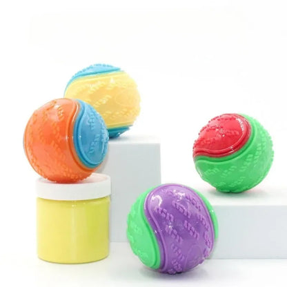 6Pcs Squeaky Dog Balls – Interactive Chew Toys for Dogs