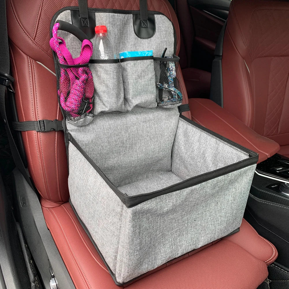 Dog Car Booster Seat – Front Seat Pet Carrier