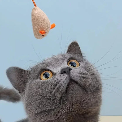 Plush Rat Cat Toy Set – 3/7PCS Durable Linen Indoor Play