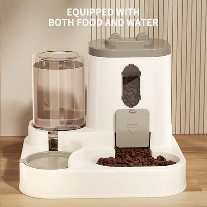 2 in 1 Fully Automatic Pet Food & Water Dispenser