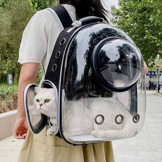 Space Capsule Pet Backpack – Ventilated Travel Carrier