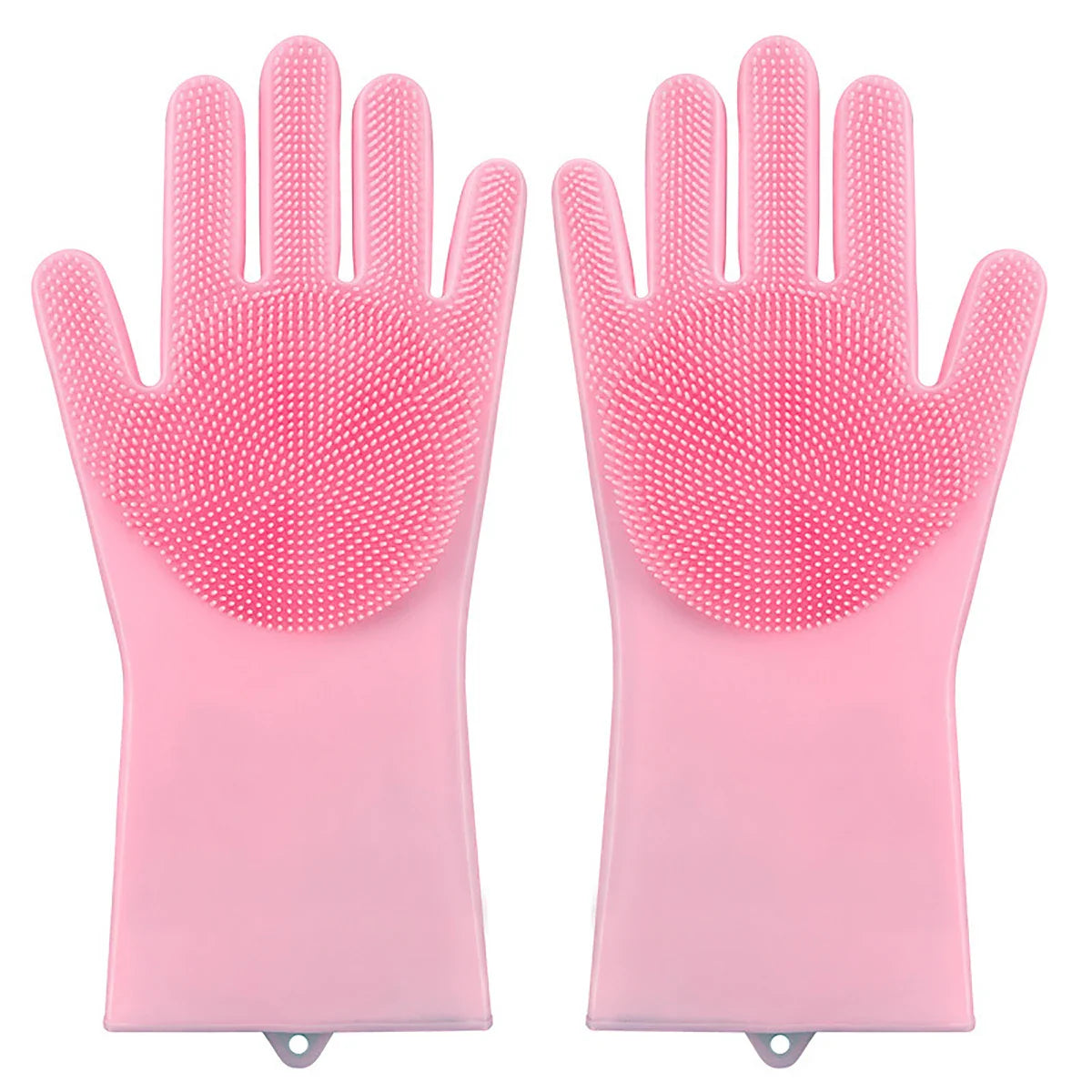Pet Grooming Bath Gloves – Silicone Hair Remover & Scrubber