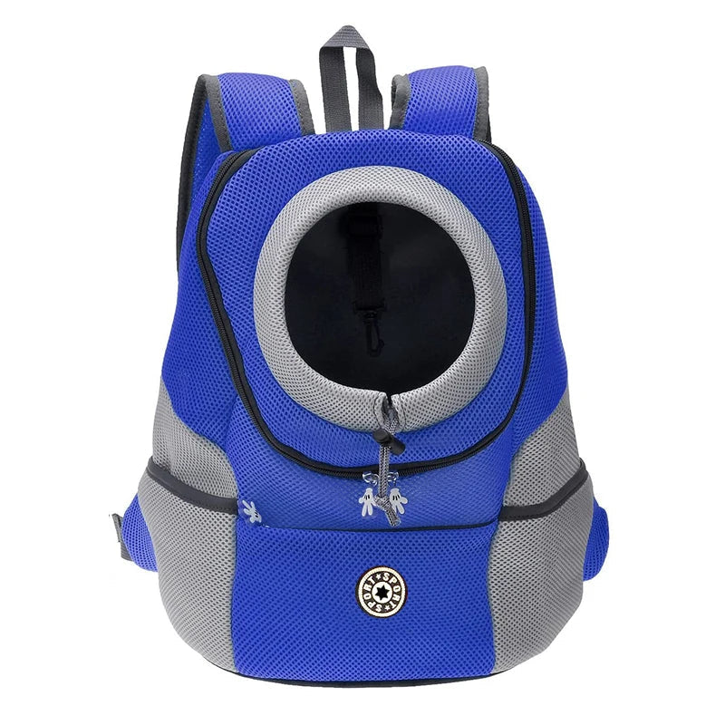 Double Shoulder Pet Carrier Backpack – Breathable Travel Dog Bag