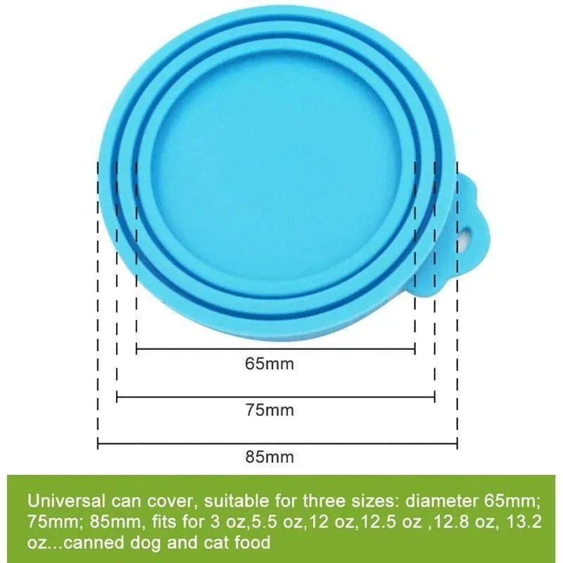 3-in-1 Pet Food Can Silicone Cover