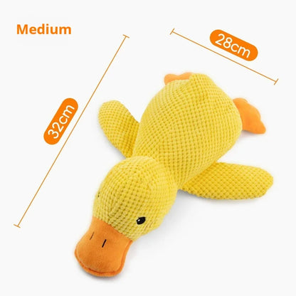 Dog Plush Sleeping Duck – Bite-Resistant & Sound Toy