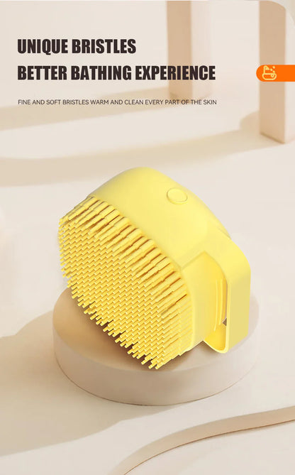 Pet Bathing Brush – Soft Silicone Massage Tool