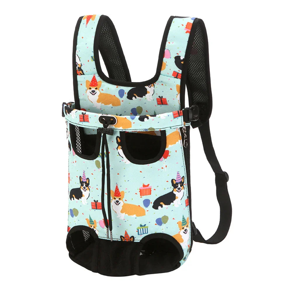 Adjustable Pet Backpack Carrier for Cats & Small Dogs