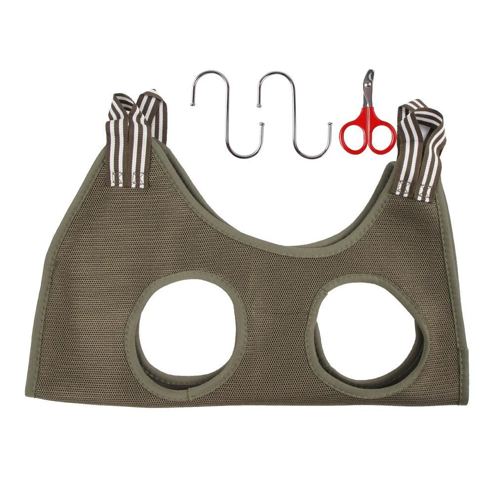 Pet Grooming Hammock for Dogs & Cats – Bath & Nail Cutting Restraint Bag