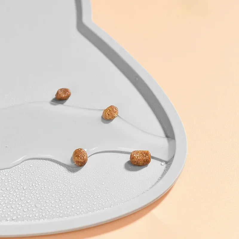 Silicone Pet Feeding Mat – Waterproof & Non-Slip Dog Bowl Mat