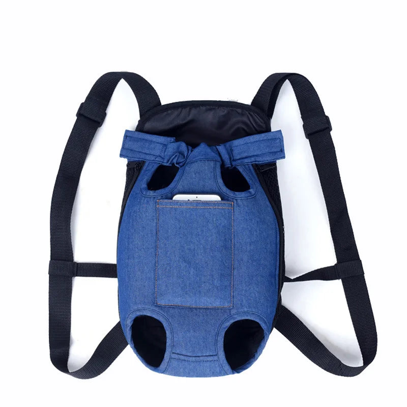 Adjustable Pet Backpack Carrier for Cats & Small Dogs