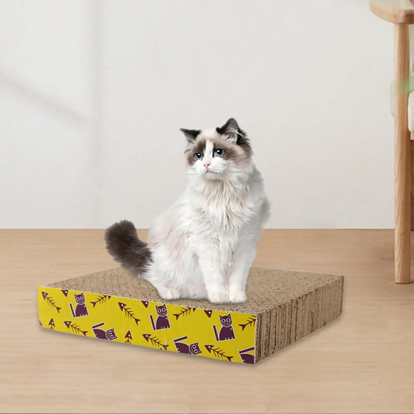 Cat Scratching Board Bed – Cardboard Scratch Pad & Nest for Cats