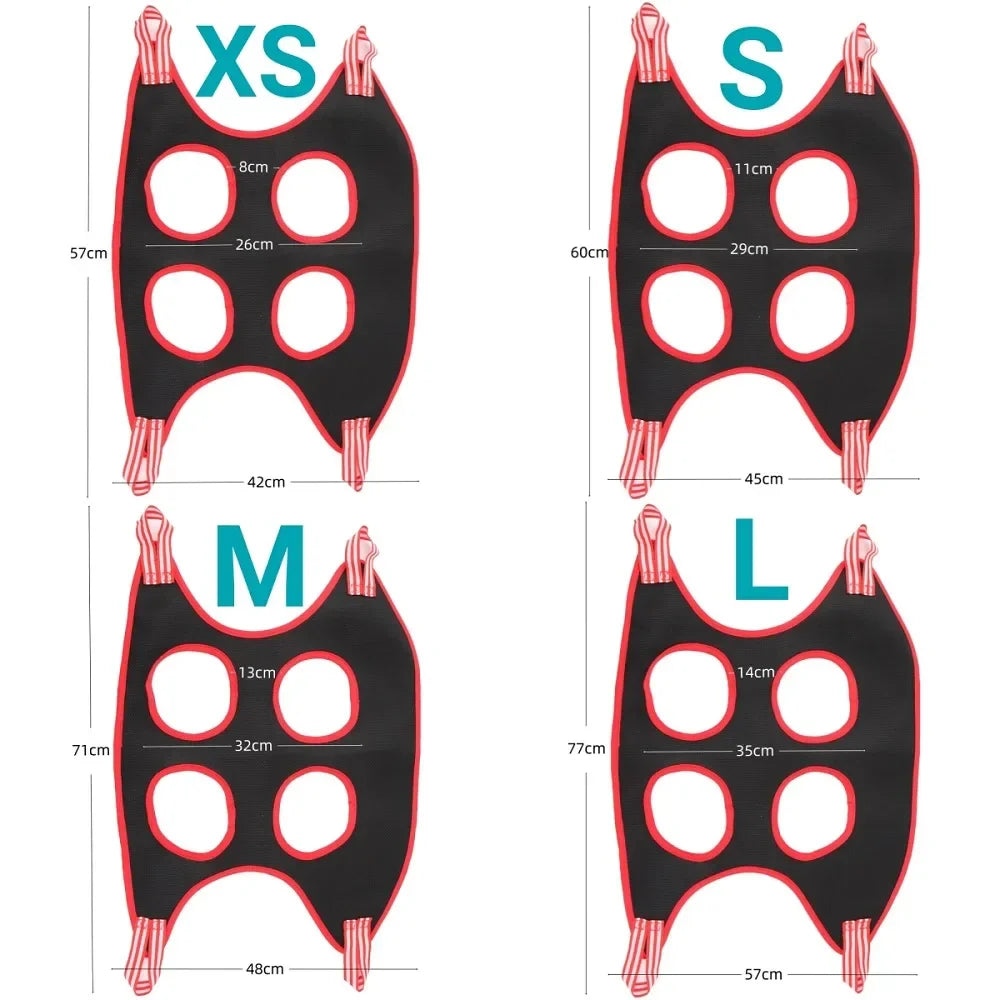 Pet Grooming Hammock for Dogs & Cats – Bath & Nail Cutting Restraint Bag