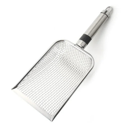 Stainless Steel Cat Litter Scoop with Long Handle | Durable & Easy to Use