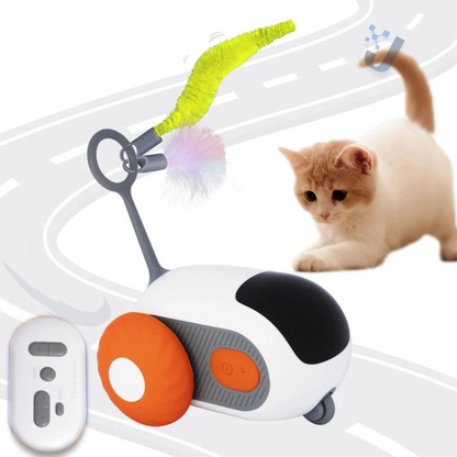Smart Interactive Pet Car Toy – Remote Moving Toy for Cats & Dogs