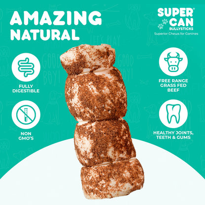 3"- 5" Liver Dusted Cheek Rolls 10 pcs bag